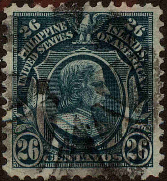 Front view of Philippines (US) 269 collectors stamp