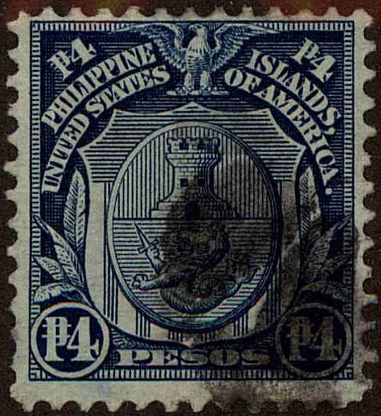 Front view of Philippines (US) 273 collectors stamp