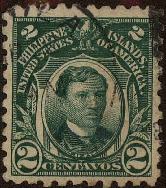 Front view of Philippines (US) 276 collectors stamp