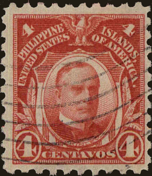 Front view of Philippines (US) 277 collectors stamp