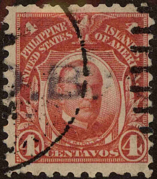 Front view of Philippines (US) 277 collectors stamp
