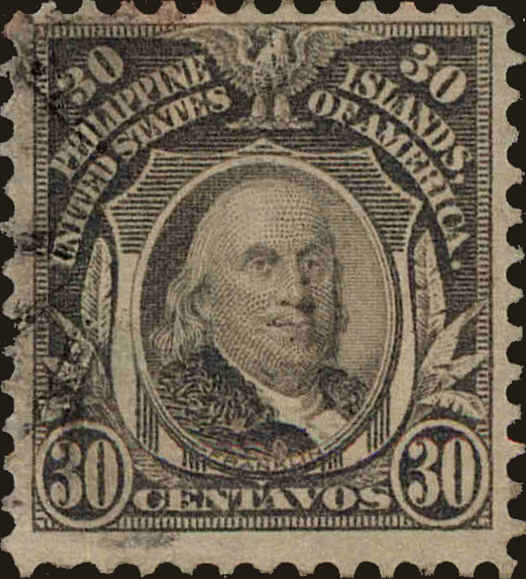 Front view of Philippines (US) 275 collectors stamp