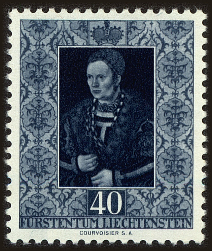 Front view of Liechtenstein 269 collectors stamp