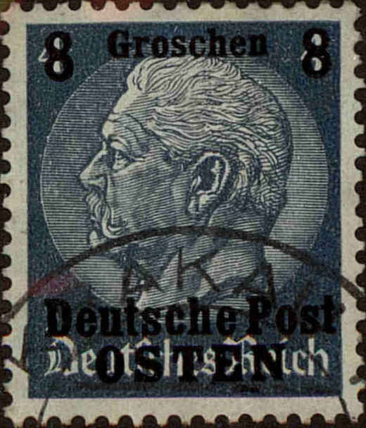 Front view of Polish Republic N18 collectors stamp