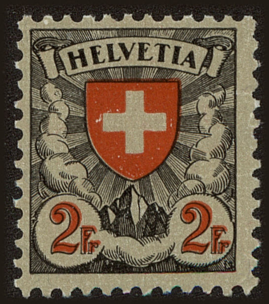 Front view of Switzerland 203a collectors stamp