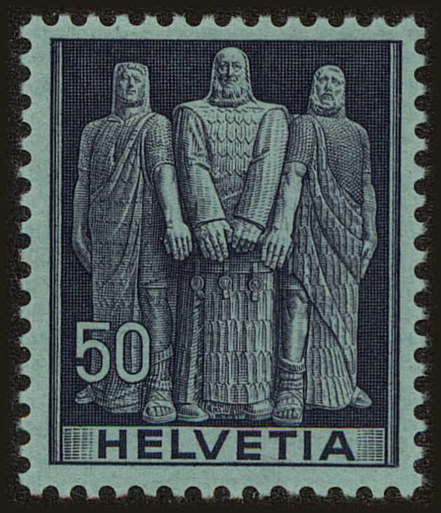 Front view of Switzerland 270 collectors stamp