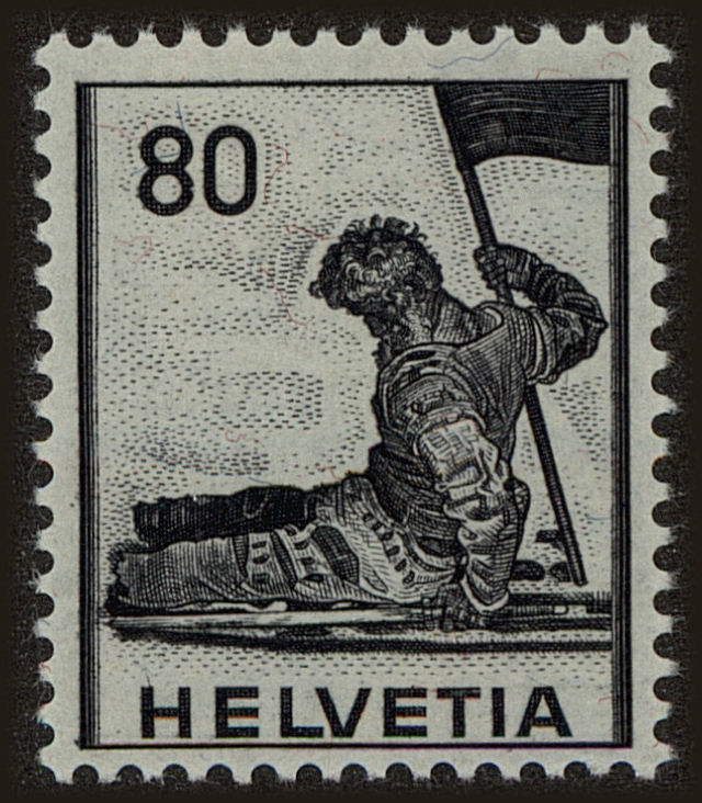 Front view of Switzerland 273 collectors stamp