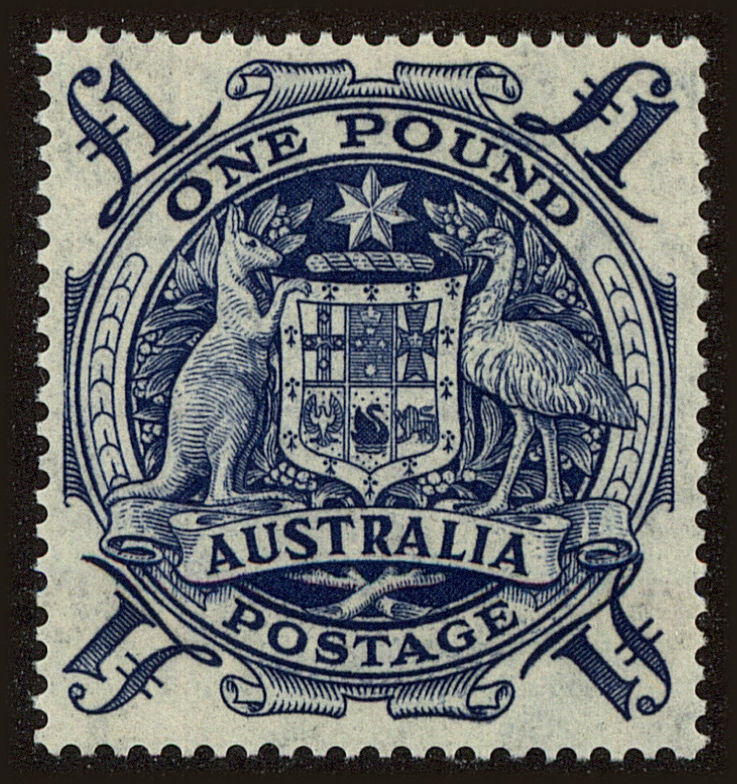 Front view of Australia 220 collectors stamp