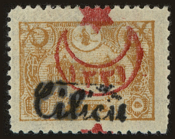 Front view of Cilicia 55 collectors stamp