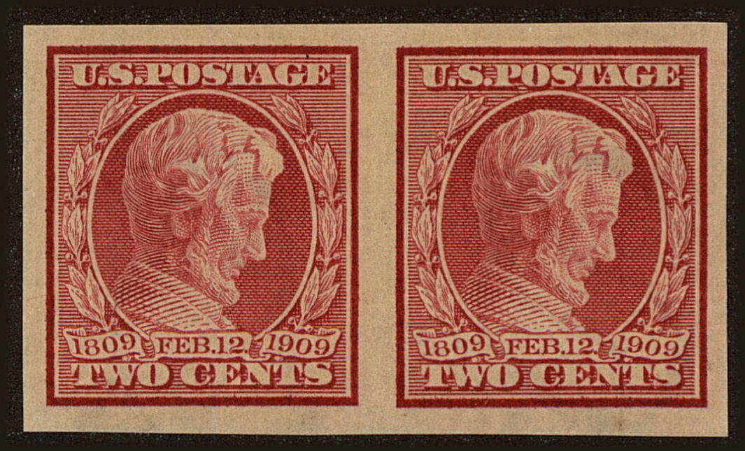 Front view of United States 368 collectors stamp