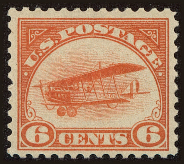 Front view of United States C1 collectors stamp