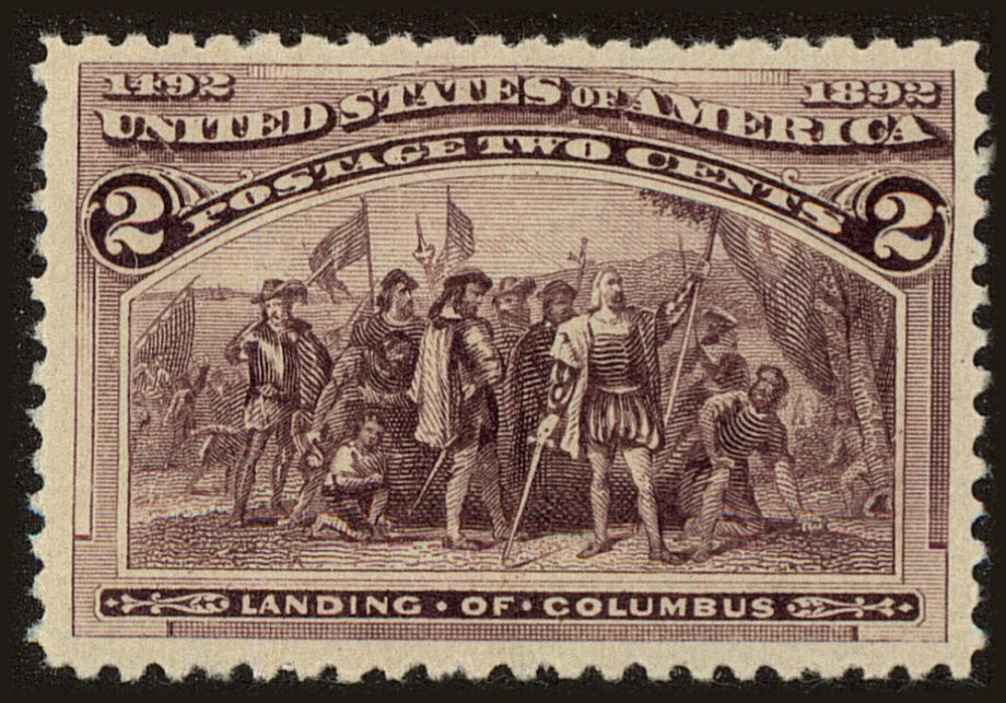 Front view of United States 231 collectors stamp