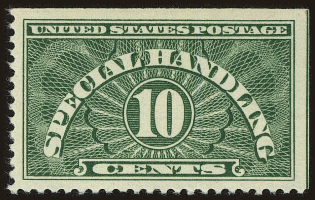 Front view of United States QE1a collectors stamp