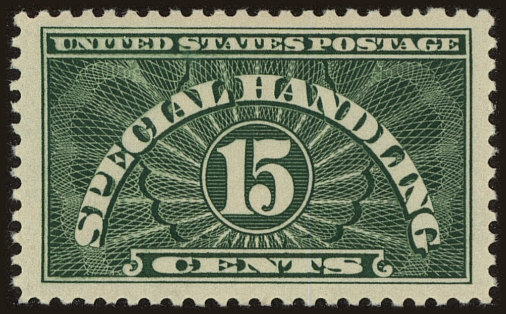 Front view of United States QE2a collectors stamp