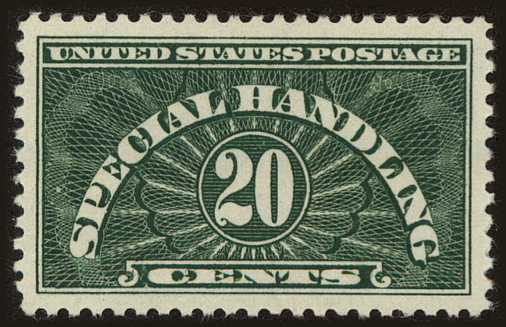 Front view of United States QE3a collectors stamp