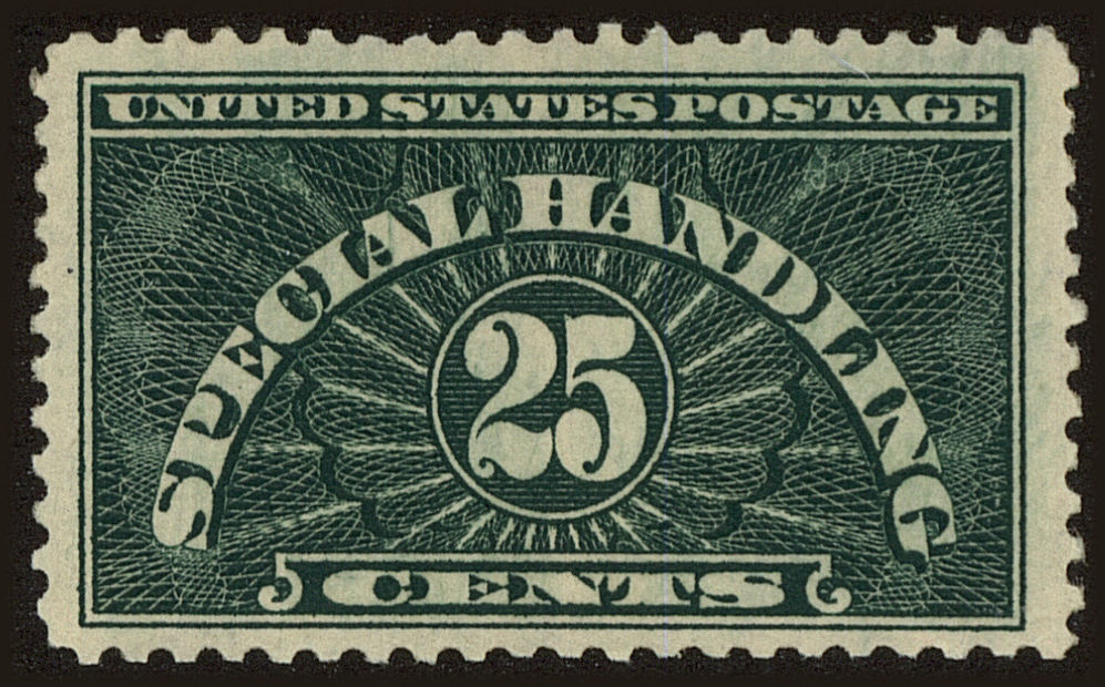 Front view of United States QE4 collectors stamp