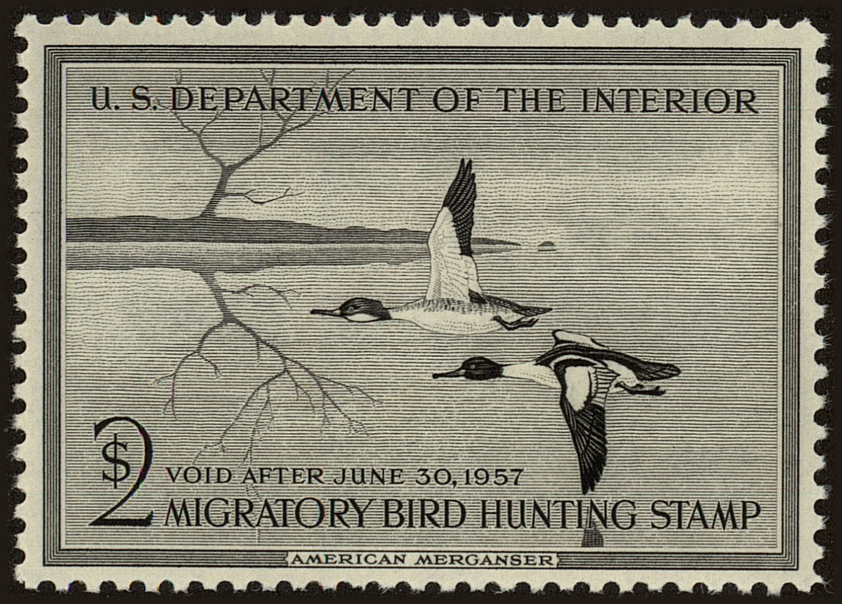 Front view of United States RW23 collectors stamp