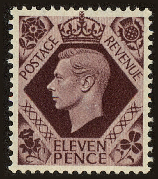 Front view of Great Britain 266 collectors stamp