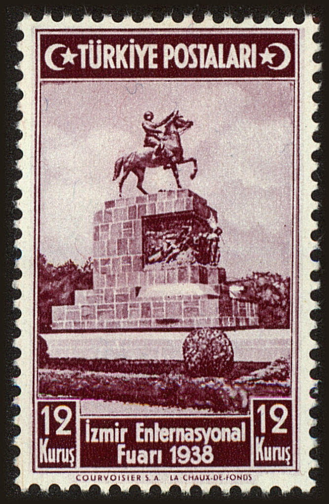 Front view of Turkey 797 collectors stamp