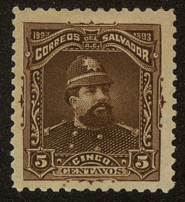 Front view of Salvador, El 79 collectors stamp