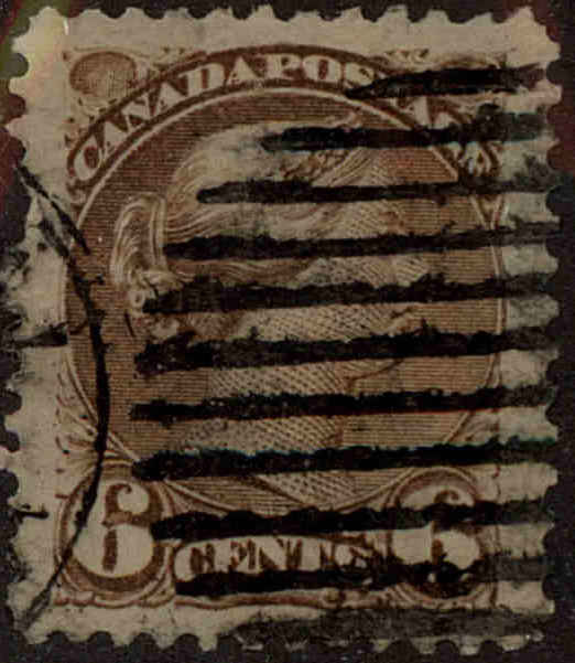 Front view of Canada 39d collectors stamp