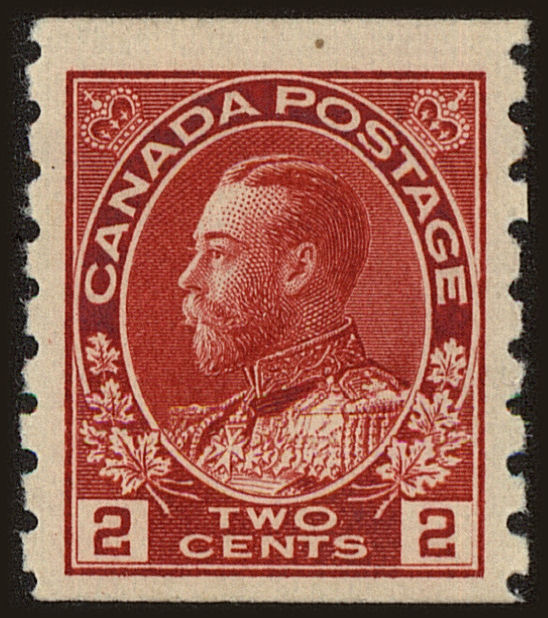 Front view of Canada 127 collectors stamp