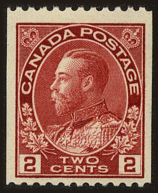 Front view of Canada 132 collectors stamp