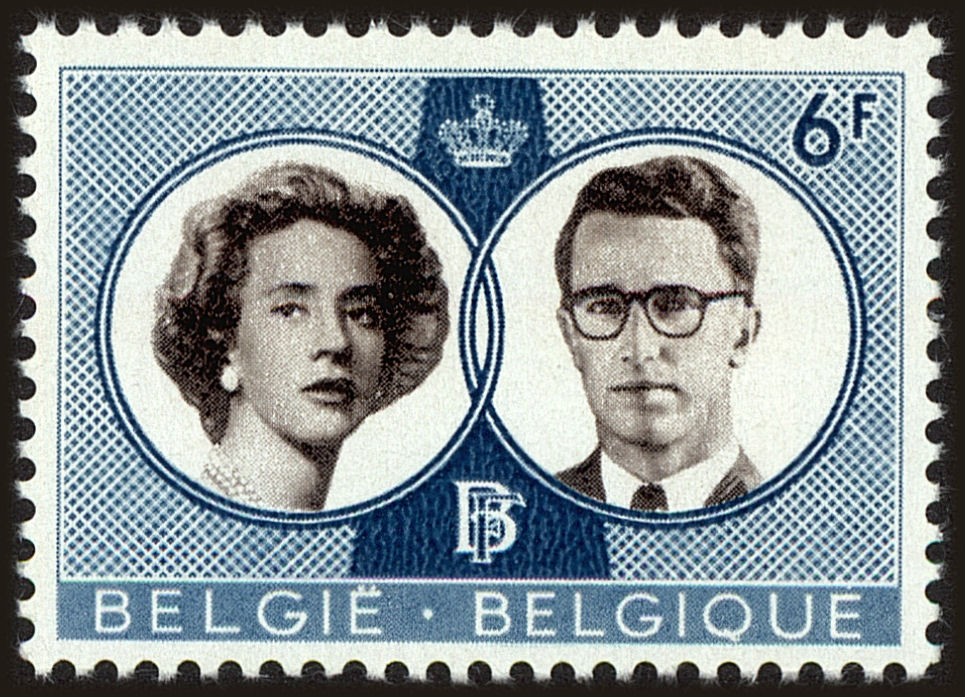 Front view of Belgium 562 collectors stamp