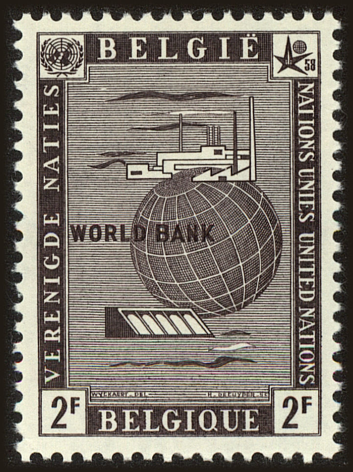 Front view of Belgium 519 collectors stamp