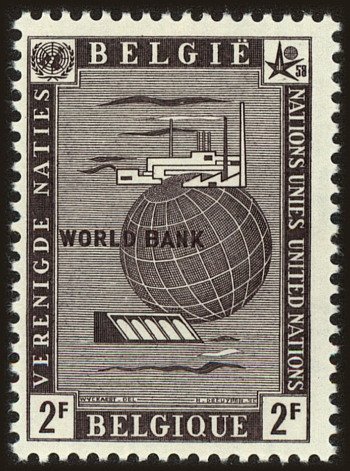 Front view of Belgium 519 collectors stamp
