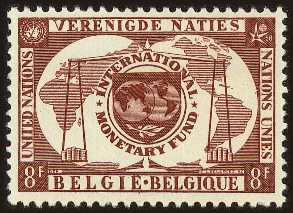 Front view of Belgium 523 collectors stamp