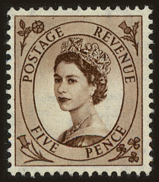 Front view of Great Britain 299 collectors stamp