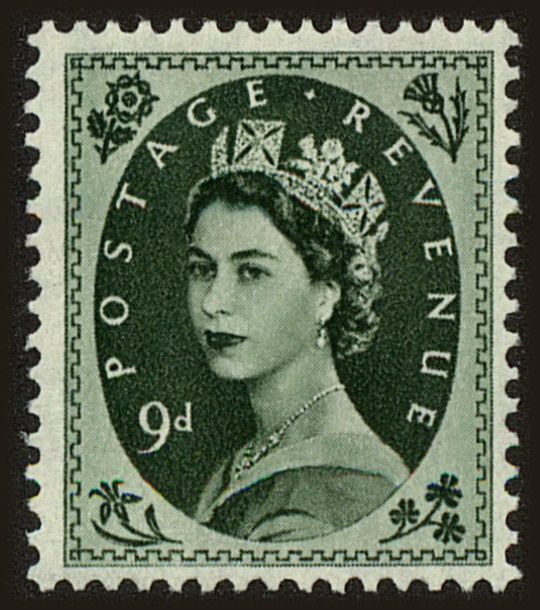 Front view of Great Britain 303 collectors stamp