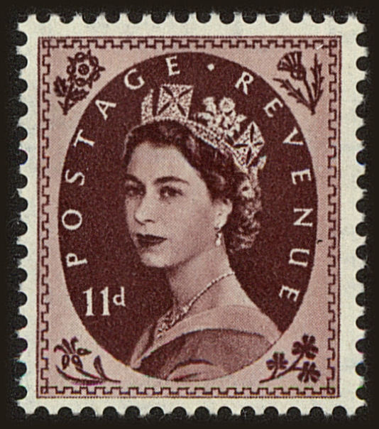 Front view of Great Britain 305 collectors stamp