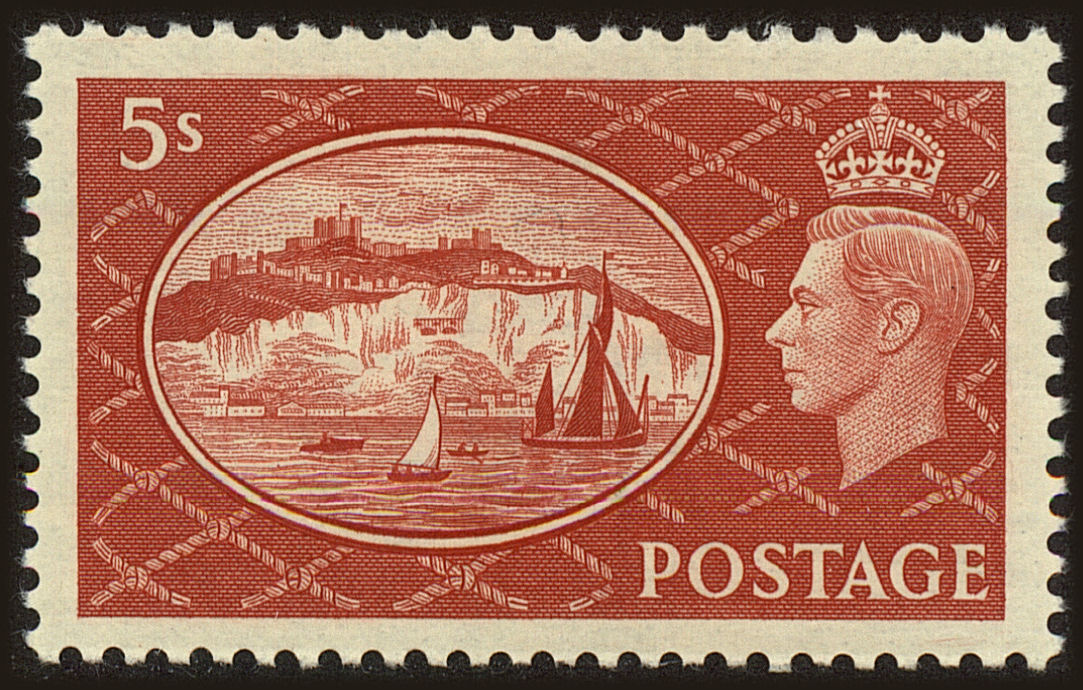 Front view of Great Britain 287 collectors stamp