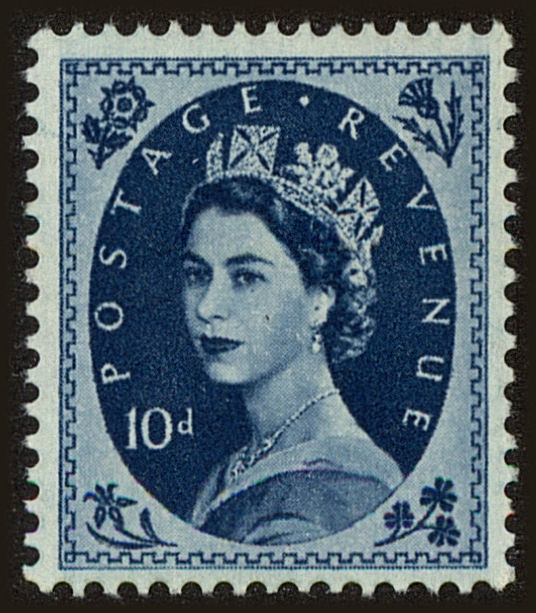 Front view of Great Britain 329 collectors stamp