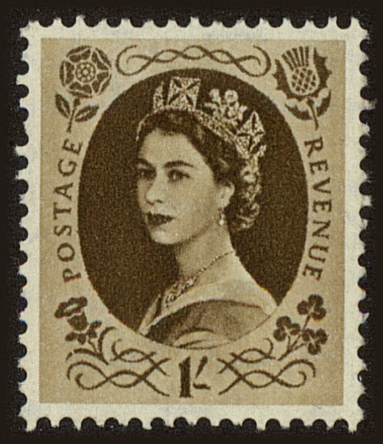 Front view of Great Britain 331 collectors stamp