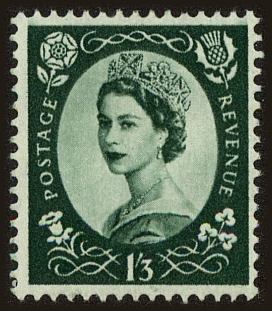 Front view of Great Britain 332 collectors stamp
