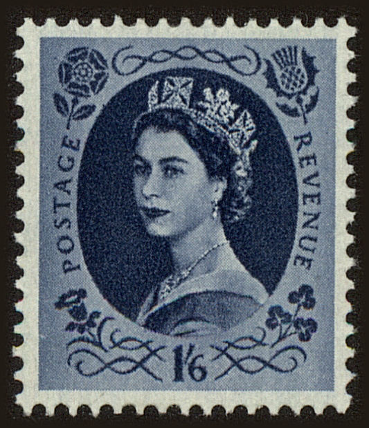 Front view of Great Britain 333 collectors stamp
