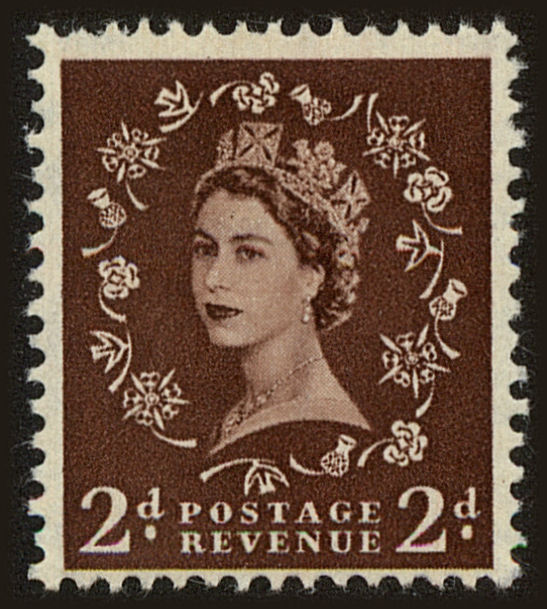 Front view of Great Britain 295 collectors stamp