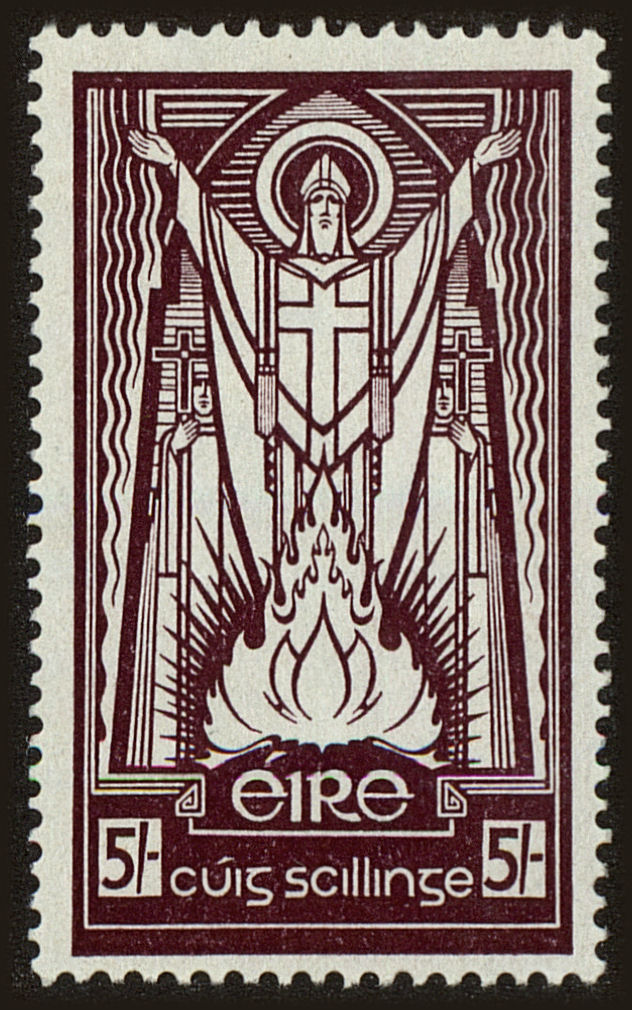 Front view of Ireland 122 collectors stamp
