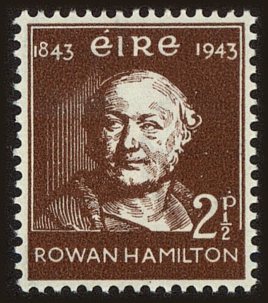 Front view of Ireland 127 collectors stamp