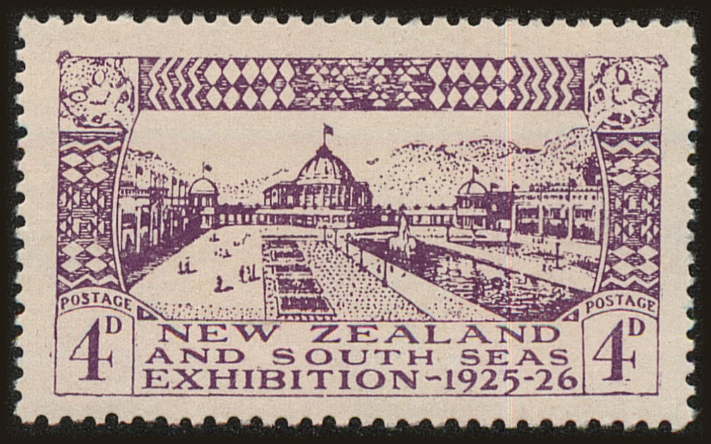 Front view of New Zealand 181 collectors stamp