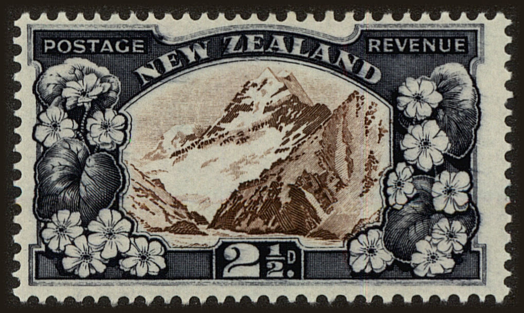 Front view of New Zealand 189 collectors stamp
