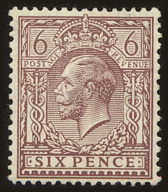Front view of Great Britain 195a collectors stamp