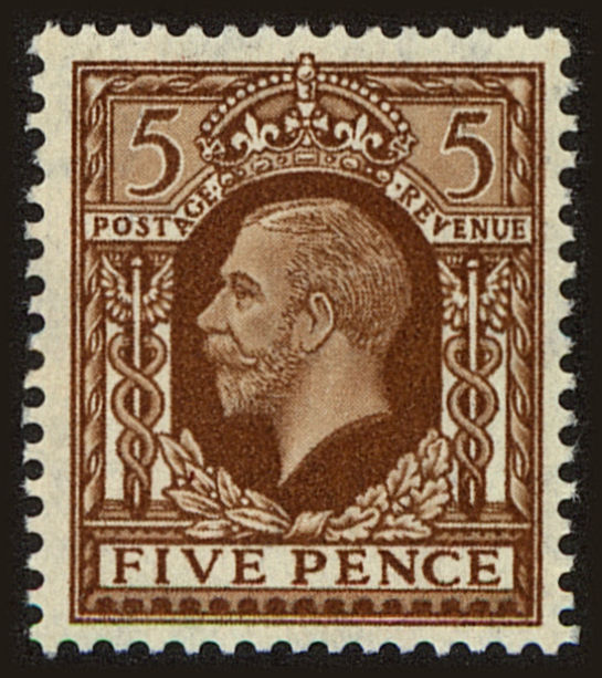 Front view of Great Britain 217 collectors stamp