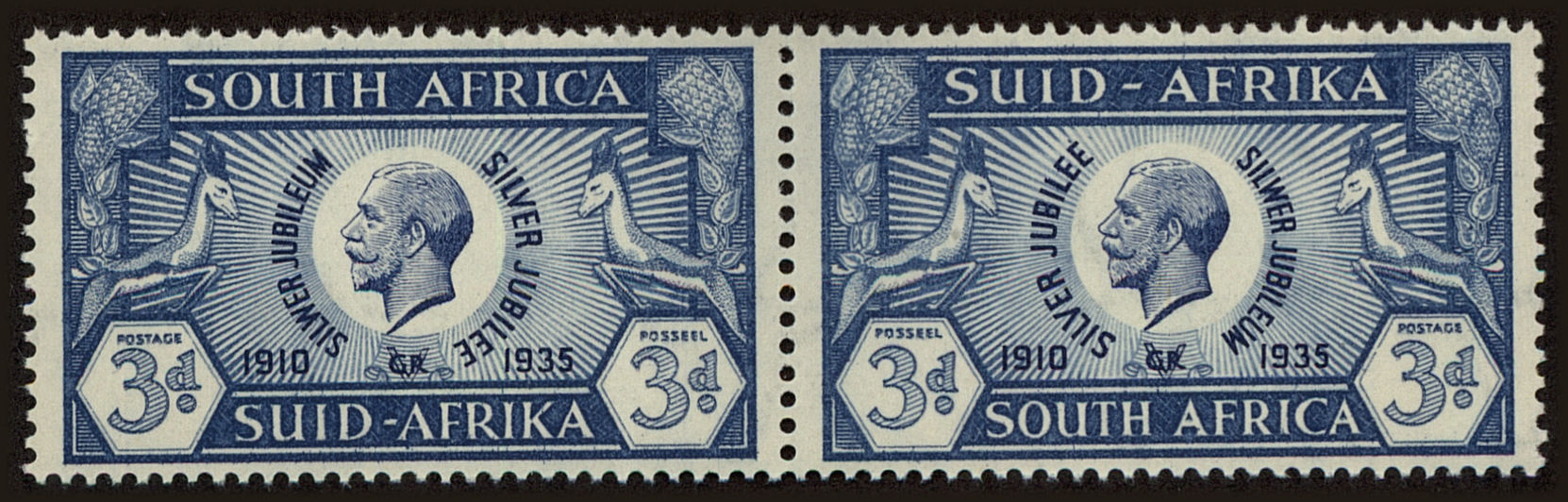 Front view of South Africa 70 collectors stamp