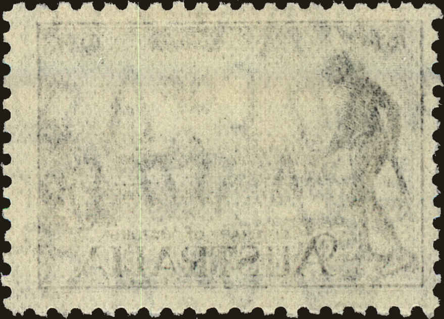 Back view of Australia Scott #144 stamp