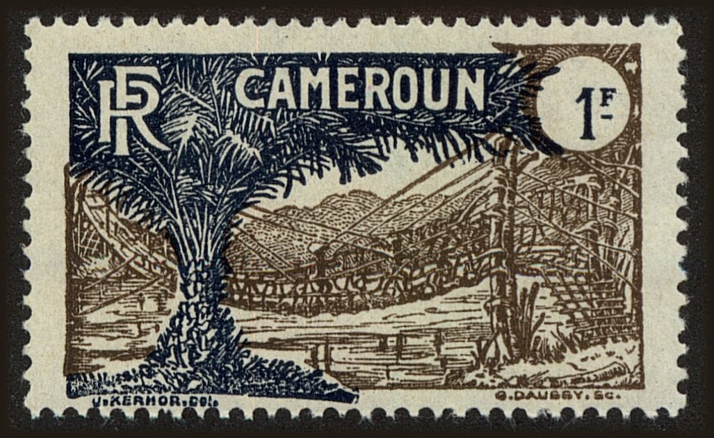 Front view of Cameroun (French) 198 collectors stamp