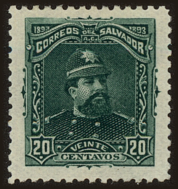 Front view of Salvador, El 82 collectors stamp